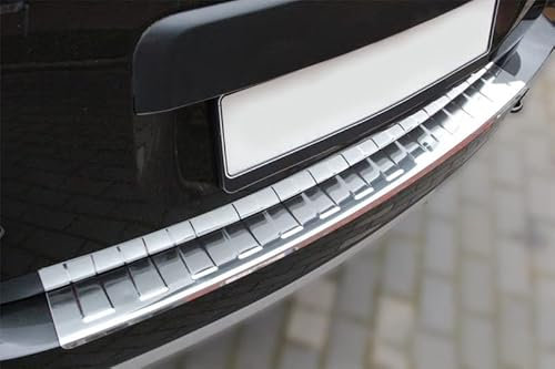 Ladekantenschutz Edelstahl CHROM kompatibel für Dacia DUSTER I | 2010-2017 | mit Abkantung | premium Qualität von RECAMBO