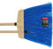 KADAX Besen zum Kehren von Straßen und Gehwege, Gartenbesen mit Stiel aus Holz, Straßenbesen aus Nylon, Industriebesen für Bürgersteige (Blau)