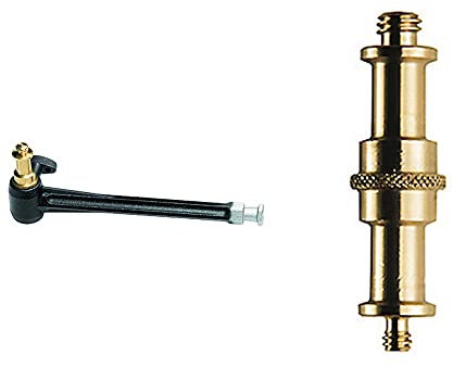 Manfrotto Extension Arm Plugs into 035 Super Clamp with 19.5cm Socket & Adapter Spigot