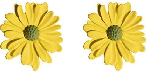 Holibanna Daisy Ohrringe Bolzen Tiny Ohrstecker Blumen Raupen Ohrring Pflanzen Ohr Schmuck Geschenke Für Frau Weibliche