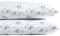 Laura Ashley Home - Standard-Kissenbezug-Set, Baumwoll-Satin-Bettwäsche, glatt und knitterarm (Garden Muse Blue, 2-teilig)