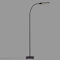 BRILONER - LED Stehlampe mit Touch, dimmbar in Stufen, einstellbar in warmweiß und kaltweiß, Leselampe, Wohnzimmerlampe, Deckenfluter, Standleuchte, Stehleuchte, 20,8x20,8x183 cm, Schwarz