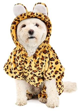 Leopard Dog Fancy Dress Costume L