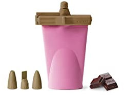 Betty Bossi Schoko-Profi Plus Verzieren Schokolade Silikon Kunststoff Braun Pink