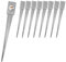 SunnyDeals Einschlaghülsen für Pfosten 9x9 cm | 9er Set Bodeneinschlaganker verzinkt | Einschlaghülsen ca. 91x91x750 mm | Bodenanker für Kantholzpfosten ohne Betonieren