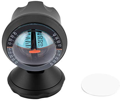 Tbest Neigungsmesser Auto,Torcycle Neigungswinkelmesser,Armaturenbrett Neigungsmesser Wohnmobil,Auto Neigungsmesser,Neigungsmesser 4X4 Auto Fahrzeug Neigungsmesser Neigungsanzeige Meter
