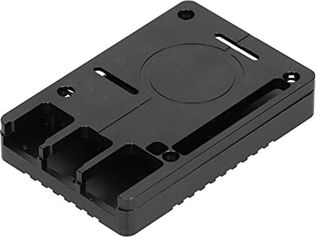 KOSDFOGE Boîtier en Aluminium pour Raspberry Pi 4 avec Refroidissement CNC Boîtier en Métal Geekworm Raspberry Pi 4 Génération(Le Noir)
