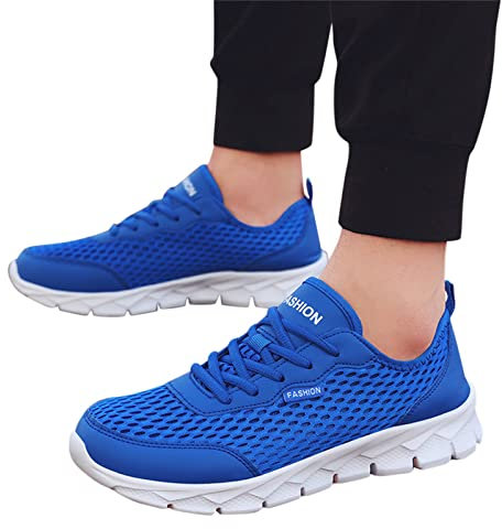 Gym Fitness Sneaker für Herren Bequem Minimalistische Turnschuhe Profilsohle Luftkissen Bench Schuhe Outdoor Mesh Freizeitschuhe Joggingschuhe