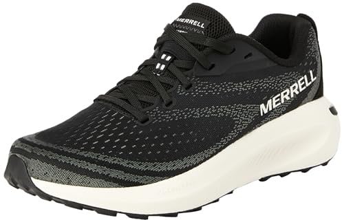 Merrell Women's MORPHLITE Trail Running Shoe, Black/White, 5 UK