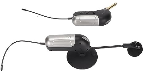 NestNiche Émetteur-récepteur Micro UHF sans Fil Amélioré pour Guitare Et Violon – Design Col De Cygne Résistant Aux Chocs à 360° pour des Performances Ininterrompues