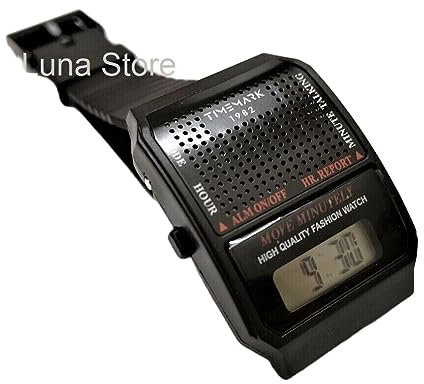 Genérico Reloj De Pulsera Parlante - Voz En Español - Discapacidad Visual - Invidentes - Personas Mayores