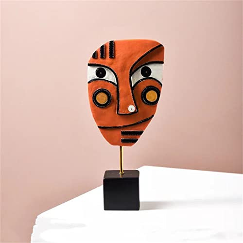 MAYIAHO Skulptur Hirsch Home Deko, Figuren Statue Wohnzimmer Modern Zum Hinstellen Rentier Elch FrüHling Wohnungs Fensterbank. (Rosa-3)