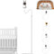 JAMYOK Babyphone Bodenständer Halter kompatibel mit Boifun, ieGeek, Deattti, Tecguud und Kameras mit 1/4 Schraubbefestigung