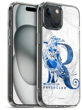 Head Case Designs Offizielle Harry Potter Ravenclaw Aguamenti Deathly Hallows IX Gelhülle [Militärischer Schutzgrad] Kompatibel Mit Apple iPhone 15 Und Kompatibel Mit MagSafe