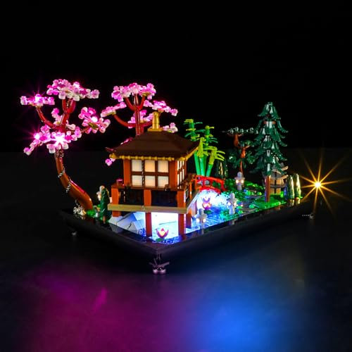 BRIKSMAX 10315 Led Licht für Lego Garten der Stille(Aktualisierte Version) - Compatible with Lego Icons Bausteinen Modell - Ohne Lego Set