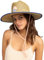 Roxy Coffee Blues - Straw Sun Hat for Women - Sonnenhut aus Stroh - Frauen - S/M - Gelb.