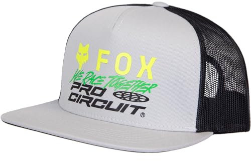 Fox Pro Circuit Snapback Cap (OS, Mesh Grey)