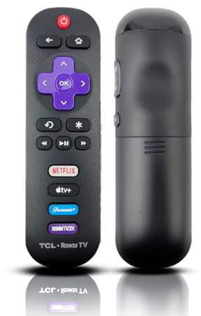 Ceybo Original 21001-000109 Remote Control fit for TCL Roku Smart TV Includes Netflix, Paramount, HBOMax