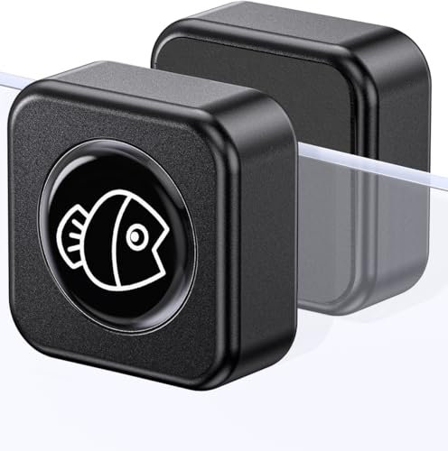 Pawfly Aquarium Magnetbürste Aquariumreiniger 3 cm Mini-Fleckenschrubber Pads Aquariumreinigungswerkzeug für 0,5 cm Dicke Aquarien bis zu 40 L (Nicht schwimmfähig)