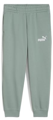 PUMA Jungen ESS No. 1 Logo Sweatpants FL PS Gestrickte Hosen, Green Moon, 116