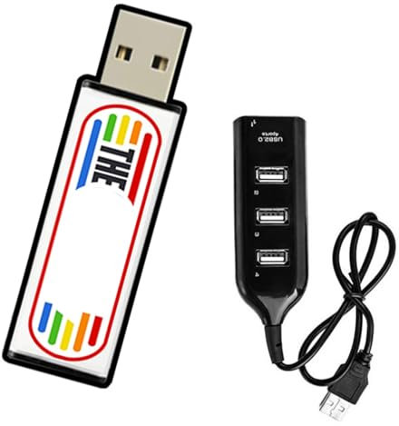 JSGHGDF Retro Gaming Consoles USB Stick with 5370 Classical game Plugs & Plays USB Gaming Stick USB Game Centers for Game