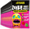 Zombie No Added Sugar Sweets, Fruit Gummies (12 Bags), 94% Fruit, Vegan, Healthy Snacks for Adults, Kids, Low Calorie, Gluten Free, Halal, Bulk, Jelly, Tub, Vegetarian, Party Bags, Gummy, Multipack
