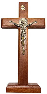 ZEPFJHE Holzfigur, dekorative Heilige Figur, Ornament, Dekoration für katholische Dekoration