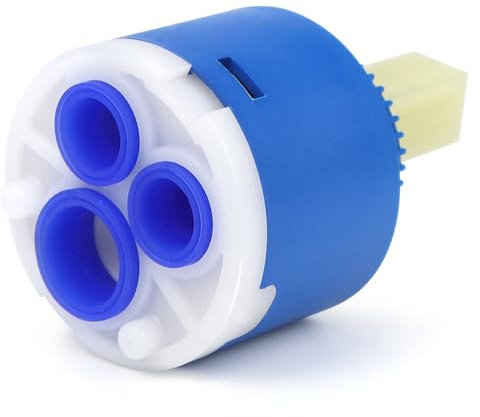 BHHTBB Cartucho de grifo de 40 mm, cartucho de repuesto para grifos, cartucho de cerámica compatible con Blanco 121894 cartucho para grifo de cocina, grifos de baño, grifos de bidé