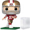 POP Fußball: Nick Bosa (Laufen) (Rot & Gold Heimuniform) Funko-Vinyl-Figur (zusammen mit kompatibler Box-Schutzhülle), mehrfarbig, 9,5 cm