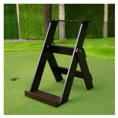 GCGC Golf-Putter-Rack, for 7 Golfschläger, Golftaschenhalter Aus Holz for Den Innen- Und Außenbereich, for Zuhause, Club, Garage