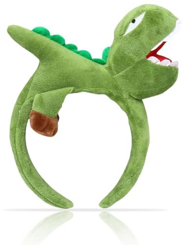 TPZORJX dino kopfschmuck，dinosaurier-stirnband，dinosaurierkopf，Haarreif für Faschingskostüme, Karneval und JGA, haarreif unterwasserwelt，stirnband kinder，Kostüm Zubehör