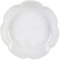 HOLIDYOYO 1 Pieza Bandeja de frutas en forma de flor plato vajilla fuente grande para servir servicio Lámina soltero conformado placa de cerámica blanco