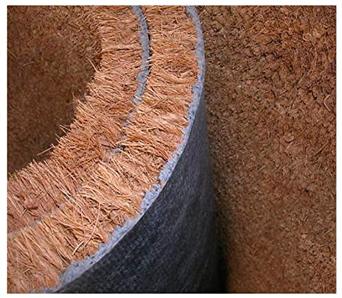 Kokos-Fußmatte für den Eingangsbereich, natürlich, rutschfest, robust, für den Außenbereich, für den Eingangsbereich, Kokos, 120 x 200 cm
