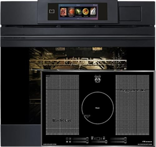 Kaiser EH 6341 Einbaubackofen Elektro-Dampfbackofen Graphitgrau Matt Moire 86 L TFT Garen + KCT 777 FI La Perle 5 Anzahl Kochzonen Induktion Kochfeld