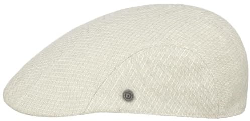 bugatti Coniston Mix Flatcap Schirmmütze Schiebermütze Herren - Made in the EU mit Schirm, Futter, Futter Frühling-Sommer Sommer - L (58-59 cm) hellgrün