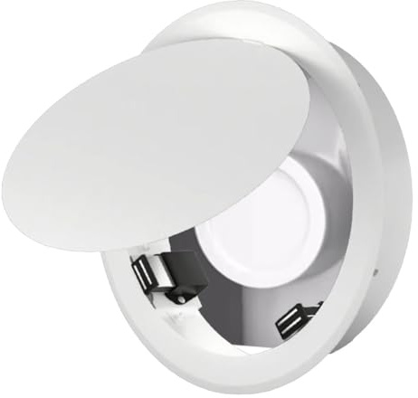 Magnetische runde Revisionsklappe for Sanitärinstallationen – Bündige Inspektionsluke for Küche, Bad und Dachboden – 1 Stück(300mm)