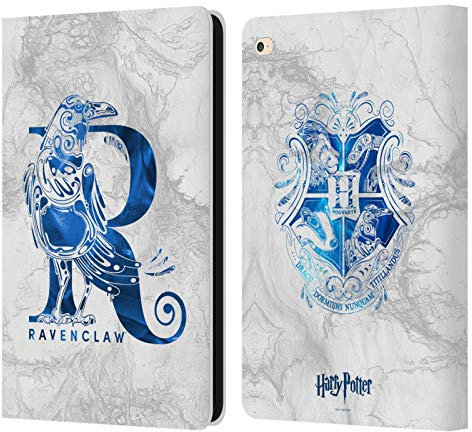 Head Case Designs Officially Licensed Harry Potter Ravenclaw Aguamenti Deathly Hallows IX Leather Wallet Case Compatible With Apple iPad Air 2 (2014)