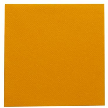 Sovie HORECA Linclass® Airlaid Tischdecke 80x80 cm, Mitteldecke stoffähnlich, praktisches Einmal-Tischtuch, edle Tischdeko, 20 Stück, Curry-Orange