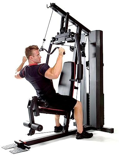 MARCY MKM81010 Multi Gym 142kg Resistance Pec Dec Arm Curl Reverse Row