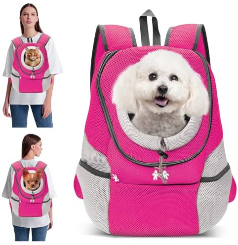 PETCUTE Zaino Porta Cane Marsupio Cane Borse per Cani trasportino Zaino per Gatti Marsupio per Cani