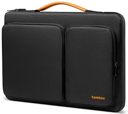 tomtoc 360° Protective Laptop Sleeve for 14-inch MacBook Pro M3/M2/M1 Pro/Max A2918 A2992 A2779 A2442 2023-2021, 13.5-14.4 Inch Surface Laptop 6/5/Studio 2/1, Water-Resistant Carrying Case