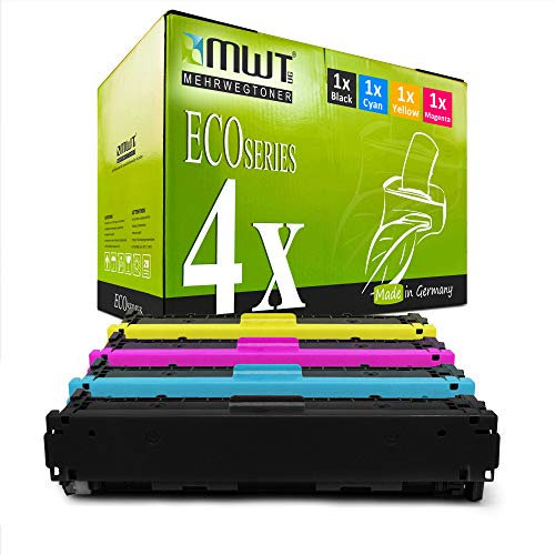 4X Kraft Office Supplies Toner kompatibel für Canon I-Sensys MF 631 632 634 635 636 Cdwt Cx Cdw Cn ersetzt 045 / 045H XXL BK CMY Set