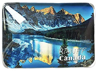 3D Banff Kanada Kühlschrank Kühlschrankmagnet Kristall Glas Handgemachte Tourist Travel Souvenir Sammlung Geschenk Whiteboard Magnetischen Aufkleber Dekoration