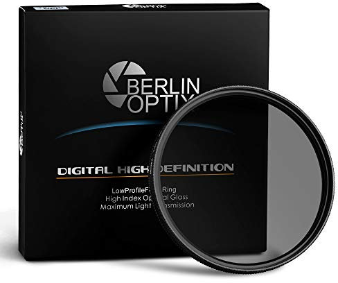 Berlin Optix Variabler Premium CPL Pol Filter 77mm ∙ Zirkularer Polarisationsfilter für hohe Bildqualität ∙ Klare Entspiegelung Ihrer Aufnahmen