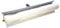Green Home Rouleau débulleur 50 cm Rouleau à pointes 31 mm, 500 mm avec protection anti- éclaboussures blanc