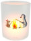 Mr. & Mrs. Panda Kerze Pinguin Lagerfeuer - Geschenk, Neustart, Glas Windlicht, Arbeit, Motivation, Windlicht Deko, glücklich, Windlicht Zur