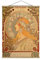 Bilderwelten Stoffbild Poster Alfons Mucha Sternkreiszeichen Hochformat 4:3 46.5x35cm Eiche