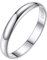 Silvora Anello per Donna Coppia 2/3/5mm Largo Anelli Amicizia Promessa Sollievo dallo Stress Argento Sterling/Oro Rosa Anelli Impilabili Personalizzabile Dimensioni IT dell'anello #7-27