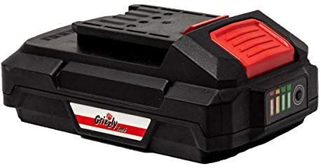 Grizzly Tools Batterie de rechange 20 V 2,0 Ah pour coupe-bordures sans fil CT 2000