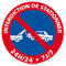 Panneau Interdiction De Stationner 24h/24 Et 7j/7 - Stationnement interdit - Panneau de sécurité rigide et rond - Diamètre 170 mm - Plastique PVC de 1 mm